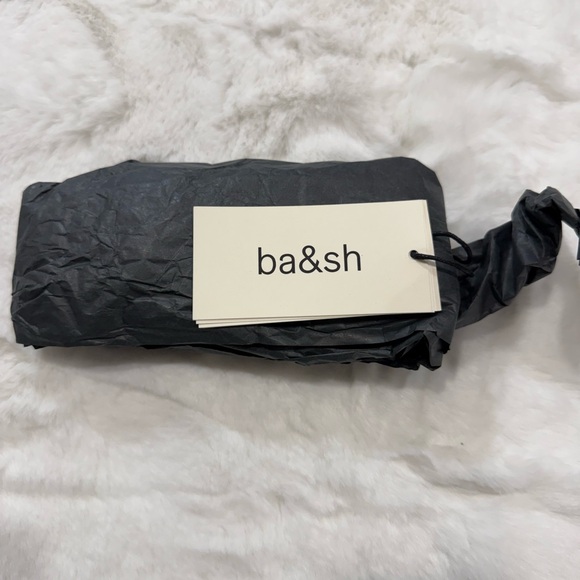 BA&SH  BRISKA
Thin adjustable belt In Black main image 11